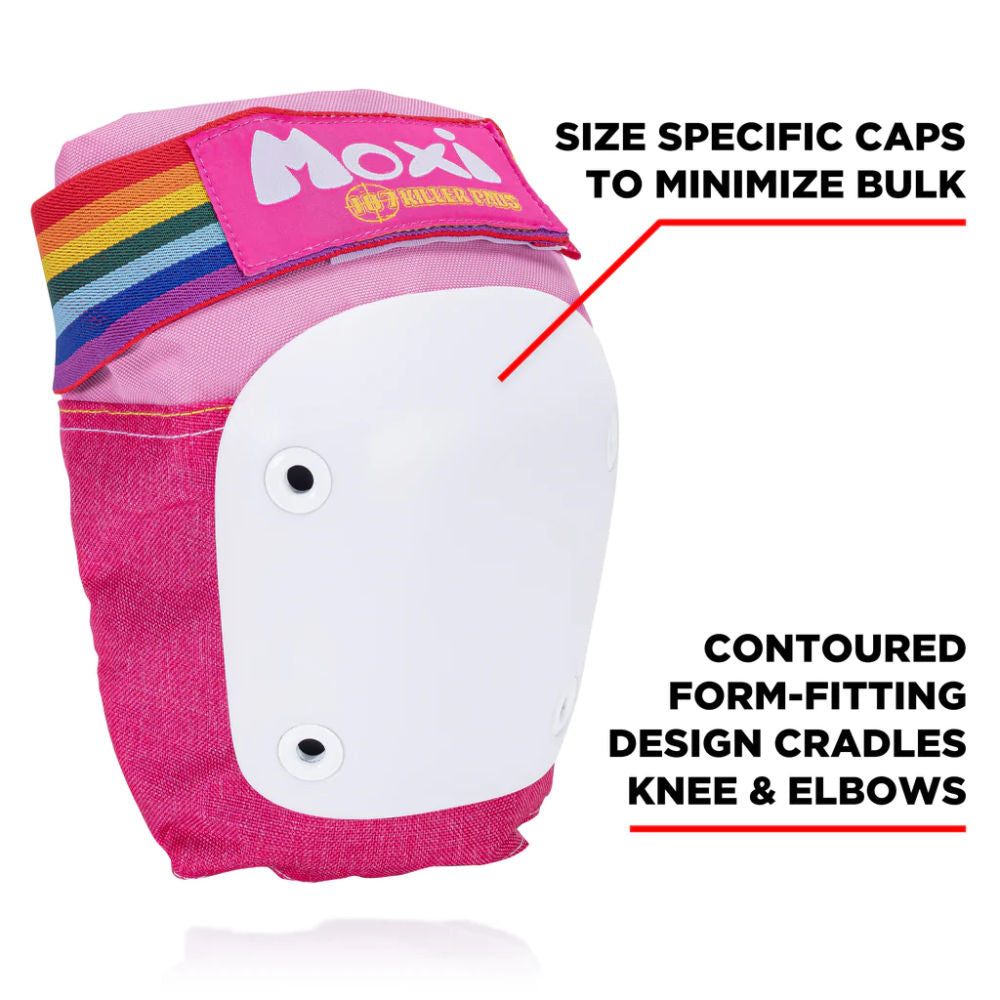 187-Moxi-Pads-Six-Protective-Pack-Pink-Knee-Guard-Detail