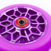 Core-Hex-Hollow-Stunt-Scooter-Wheel-110mm-Purple-Close-Up