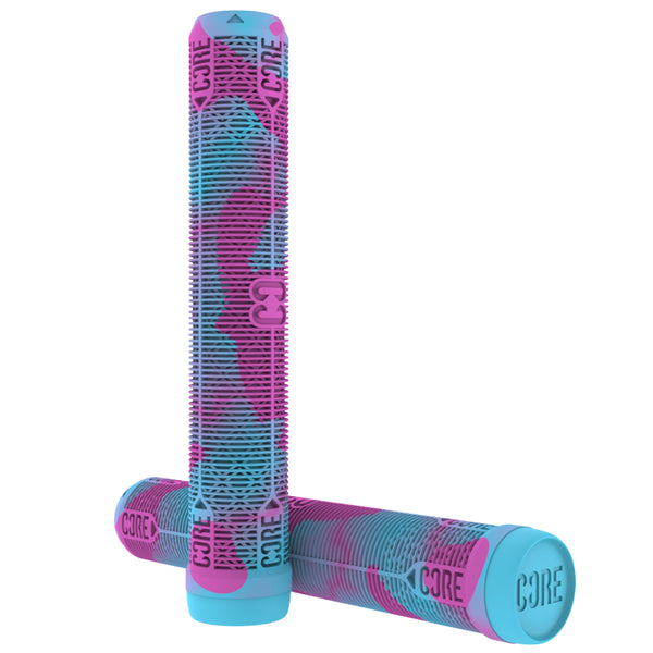 Core-Skinny-Boy-Scooter-Handgrips-Soft-170mm-Refresher-Pink-Teal-Pair-Plug-Ends