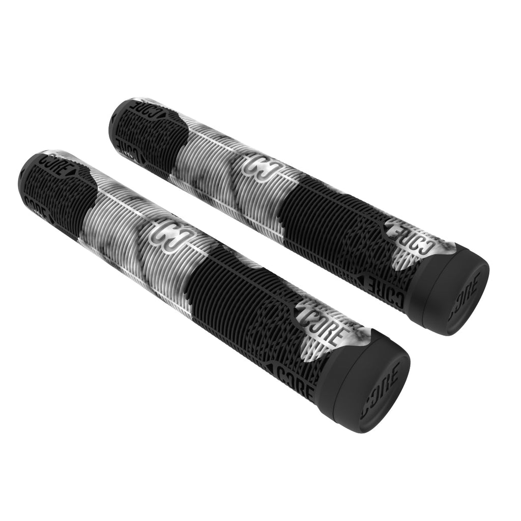 Core-Skinny-Boy-Scooter-Handgrips-Soft-170mm-Slate-White-Black-Pair