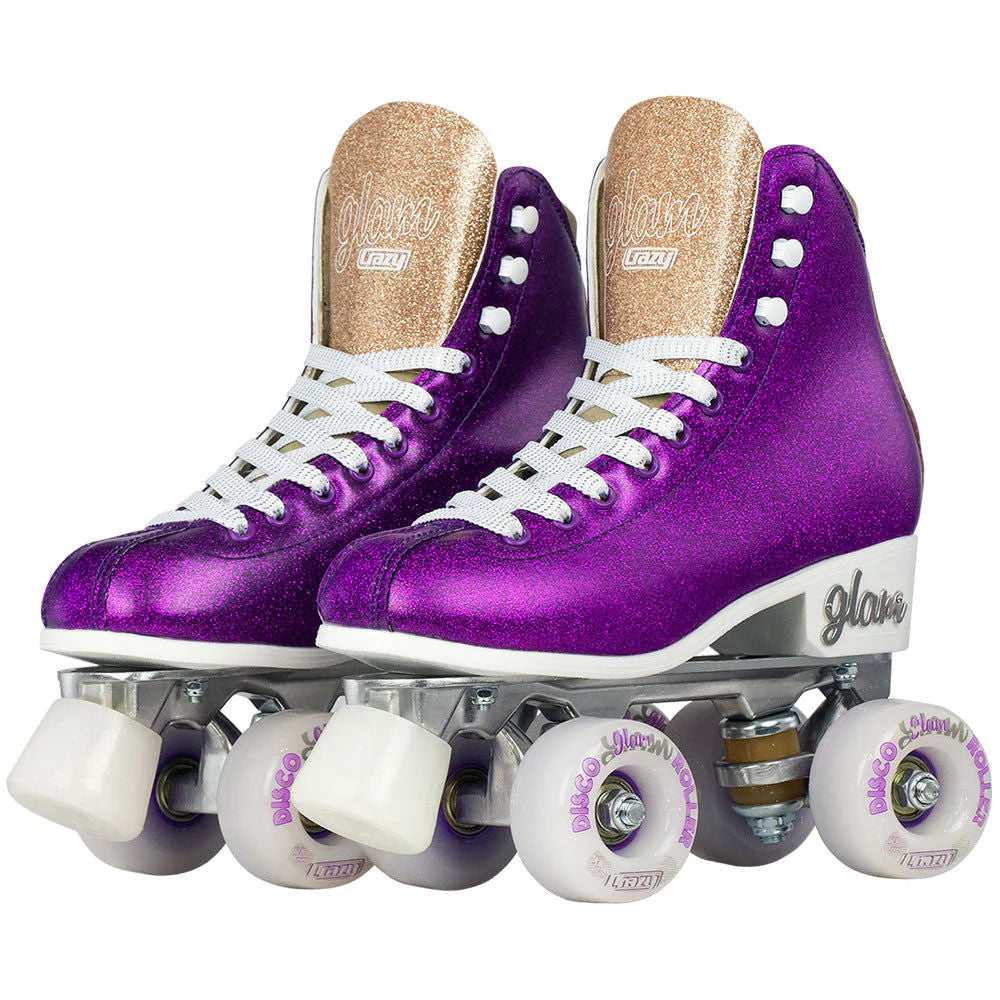 Crazy-Disco-Glam-21-Roller-Skate-Purple-Gold-Pair