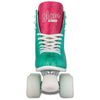 Crazy-Disco-Glam-21-Roller-Skate-Teal-Pink-Front