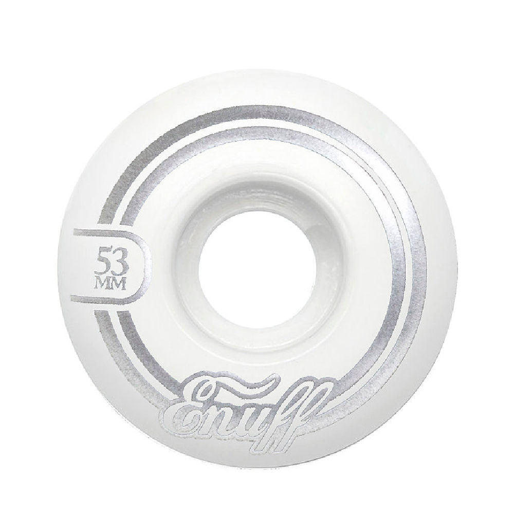 Enuff-RefresherII-55D-Skateboard-Wheel-53mm-White