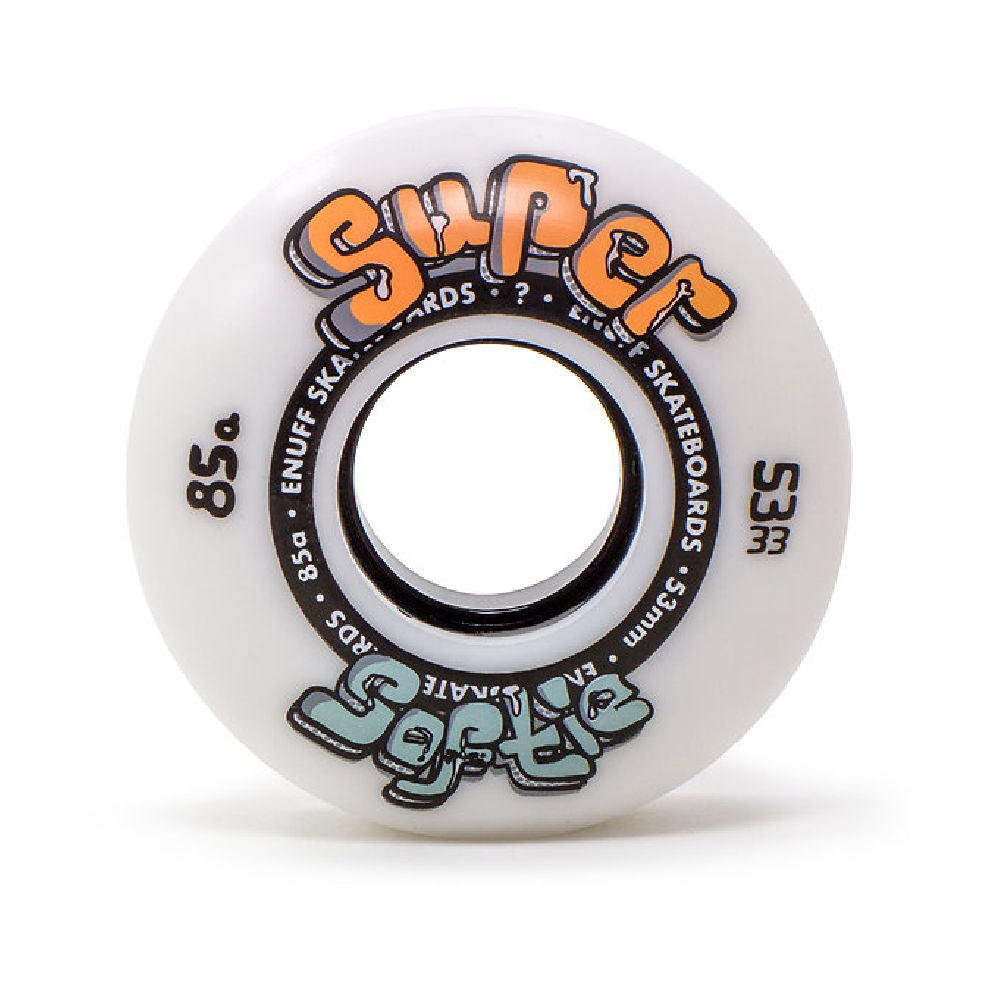 Enuff-Super-Softie-85A-Skateboard-Wheel-53mm-White