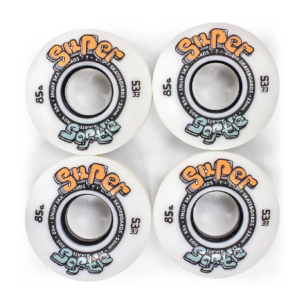 Enuff-Super-Softie-85A-Skateboard-Wheels-Flat-View