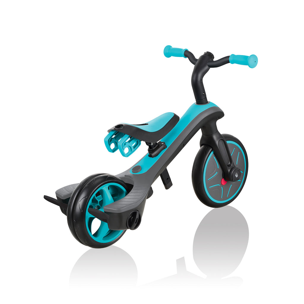 Globber-Explorer-4in1-Teal-Balance-Bike-Behind