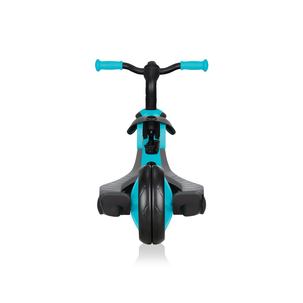 Globber-Explorer-4in1-Teal-Balance-Bike-Rear