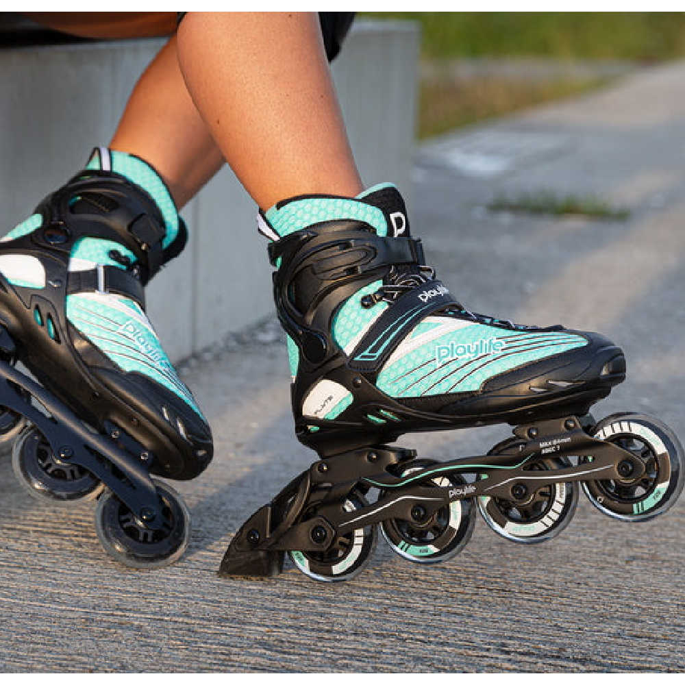 PlayLife-Flyte-84-Inline-Skates-Teal-Closeup