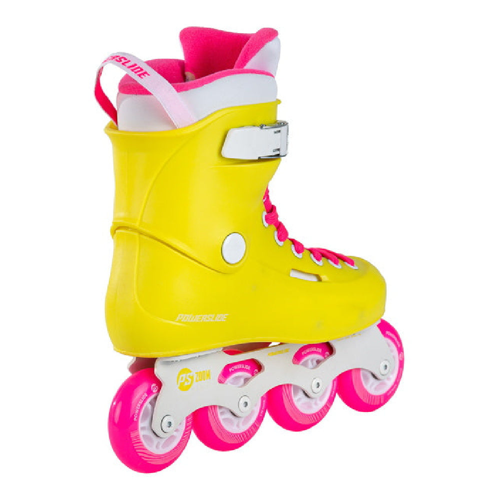 Powerslide-Zoom-80-Inline-Skates-Neon-Yellow-Rear