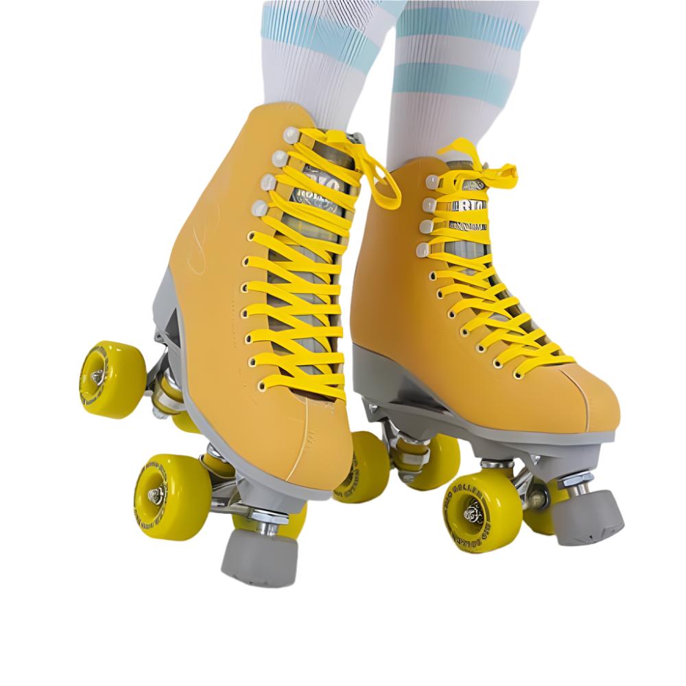 Rio-Signature-Roller-Skate-Yellow-In-Use