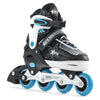 SFR-Pulsar-Adjustable-Inline-Skates-Blue-Side-Front