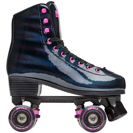 Impala-Roller-Skate-Black-Holographic-Side-View