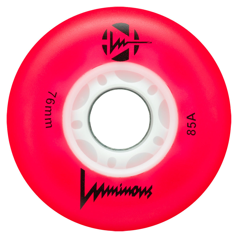 Luminous-76mm-wheels-red-85a