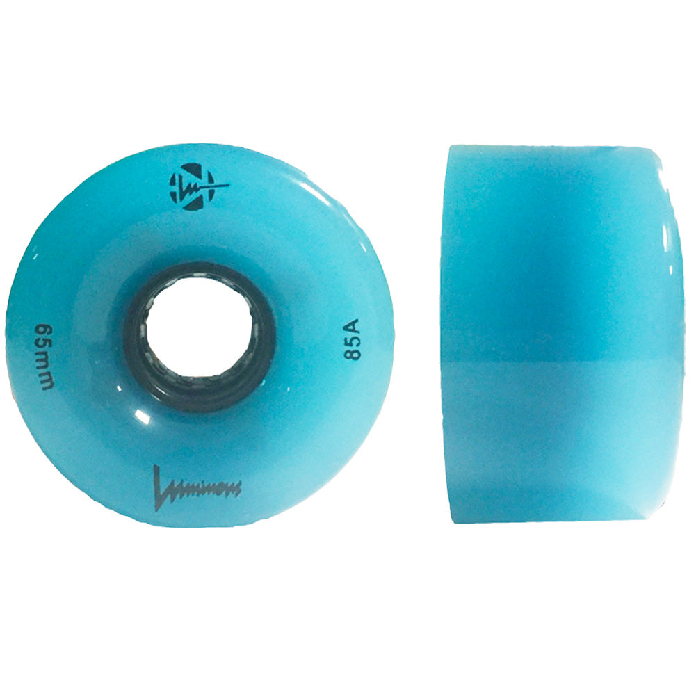 Luminous-Longboard-65mm-Wheel-Blue