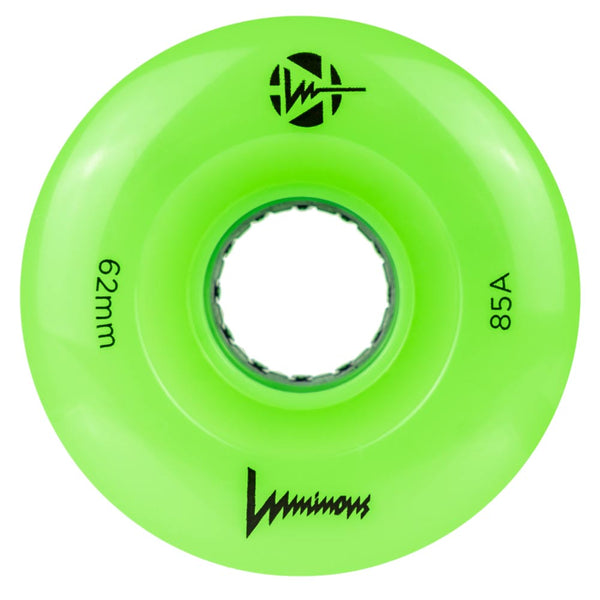 Luminous-Sixies-LED-Quad-62mm-Wheel-Apple-Green-85a